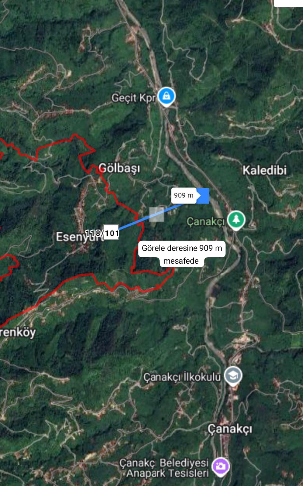 Giresun Görele Esenyurt 319 MT² kare fındık bahçemiz satiliktir - GİRESUN GÖRELE fotoğraf 3